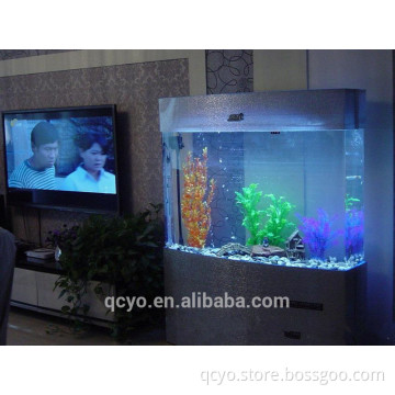 Acrylic clear electric fish tank with LED light